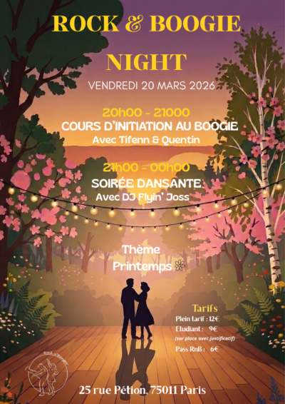 Affiche Rock & Boogie Night #5